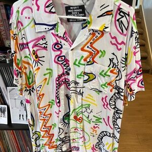 Multicolor Graphic Men's Shirt